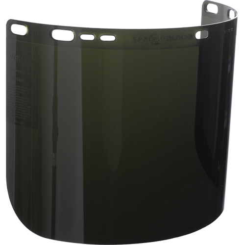 F50 Moulded Faceshield, Polycarbonate, 5.0 Tint Ottawa Fastener Supply