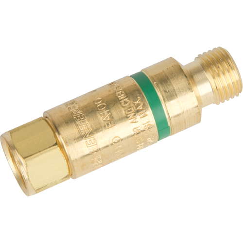 Antiretours pare-flammes - Oxy/gaz combustibles, Gaz combustibles (rouge)/Oxyg&egrave;ne (vert), Style pour chalumeau Ottawa Fastener Supply