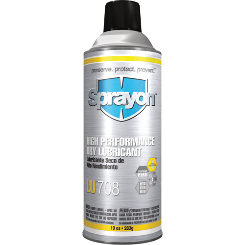 LU708 High Performance Dry Lubricant, Aerosol Can Ottawa Fastener Supply