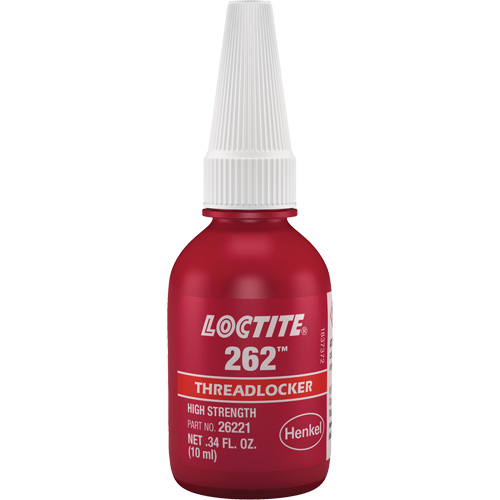 Threadlocker 262 , Red, High, 10 ml, Bottle Ottawa Fastener Supply