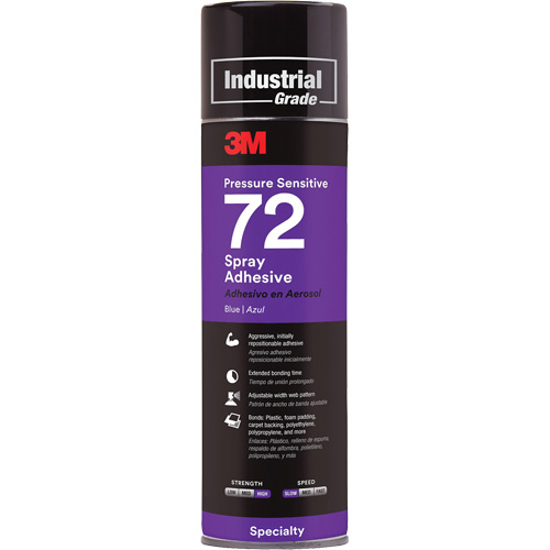 72 Pressure Sensitive Adhesive, Blue, Aerosol Can Ottawa Fastener Supply