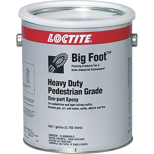 Big Foot Heavy-Duty Pedestrian Grade Anti-Slip Floor Coating, 1 gal., Epoxy-Based, Black Ottawa Fastener Supply