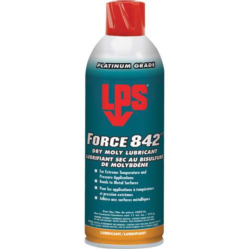 Force 842°&reg; Dry Moly Lubricant, Aerosol Can Ottawa Fastener Supply