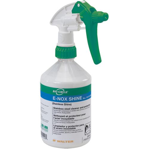 E-Nox Shine Stainless Steel Cleaner & Protector, 500 ml, Trigger Bottle Ottawa Fastener Supply