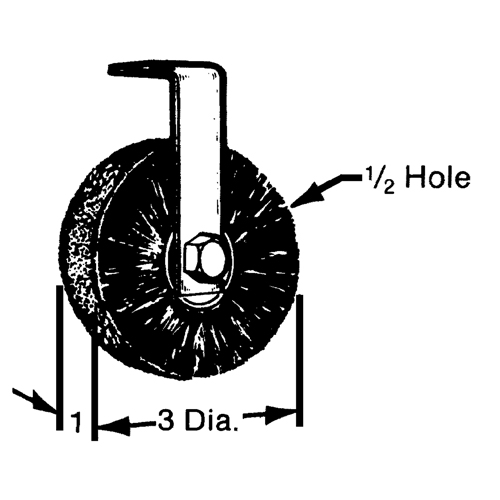 Brosses plates, rondes ou Roto Ottawa Fastener Supply
