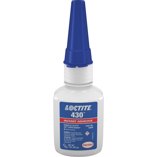 Adh&eacute;sif Super Bonder 422, Transparent, Bouteille, 1 liq. oz. Ottawa Fastener Supply
