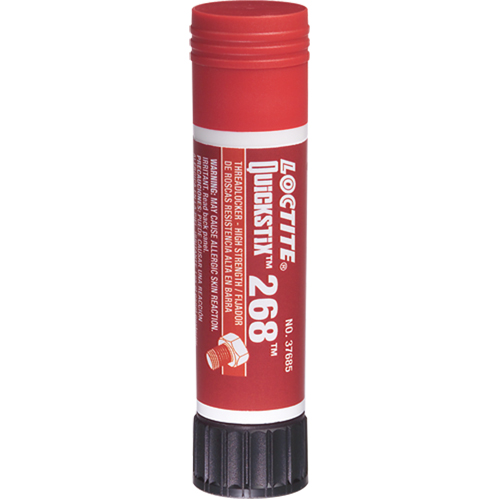 Quickstix Threadlocker 268 , Red, High, 9 g, Stick Ottawa Fastener Supply