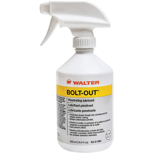 Huile p&eacute;n&eacute;trante Bolt-Out, Bouteille &agrave; g&acirc;chette, 500 ml Ottawa Fastener Supply
