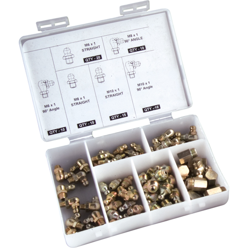 80-Piece Grease Fitting Set Ottawa Fastener Supply