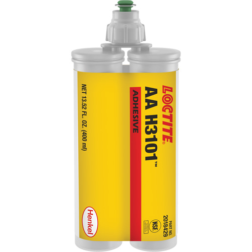 AA H3101 Structural Adhesive, Two-Part, Dual Cartridge, 400 ml, White Ottawa Fastener Supply