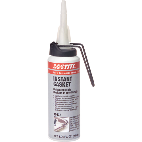 Instant Gasket, Cartridge, Black Ottawa Fastener Supply