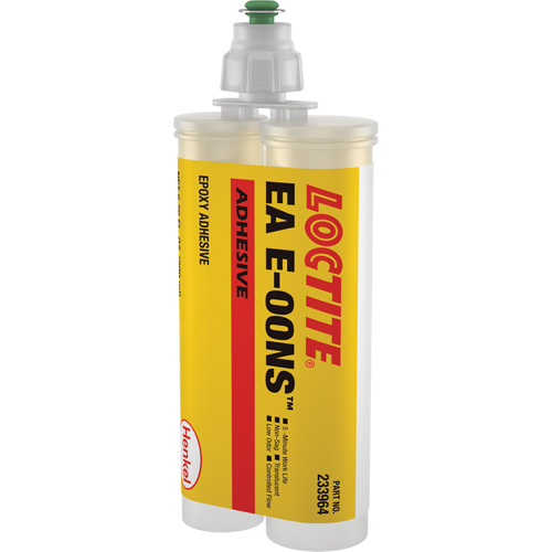 E-00NS Hysol&reg; Epoxy Adhesive, 200 ml, Dual Cartridge, Two-Part, Translucent Ottawa Fastener Supply