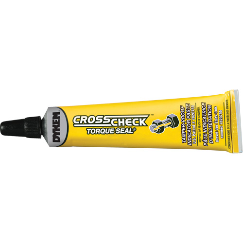 Cross Check Torque Seal&reg; Tamper-Proof Indicator Paste, 1 fl. oz., Tube, Yellow Ottawa Fastener Supply