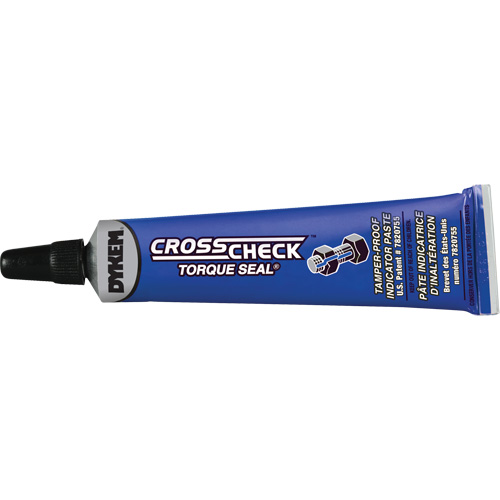 P&acirc;te indicatrice inviolable Cross-Check Torque Seal, 1 liq. oz., Tube, Bleu Ottawa Fastener Supply