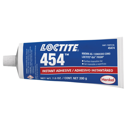 454 Surface Insensitive Gels, Clear, Tube, 200 g Ottawa Fastener Supply