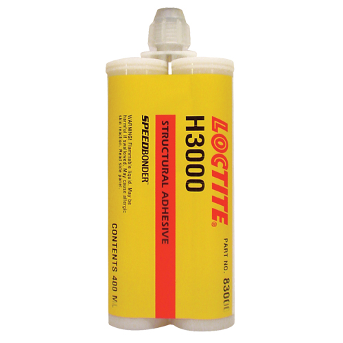 Adh&eacute;sif structural tout usage H3000, Deux composants, Cartouche double, 400 ml, Cr&egrave;me Ottawa Fastener Supply