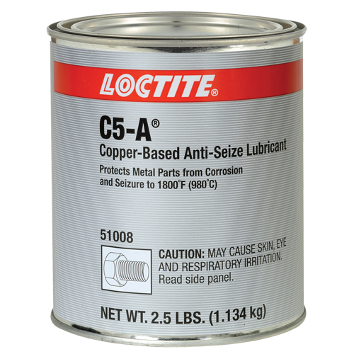 Lubrifiant antiblocage au cuivre Loctite 8008 C5-A, 2,5 lb, Canette, 1800°F (982°C) Temp&eacute;rature max. Ottawa Fastener Supply