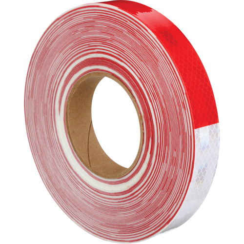 Ruban de masquage Diamond Grade de 3M, 1" la x 150' lo, Rouge & blanc Ottawa Fastener Supply