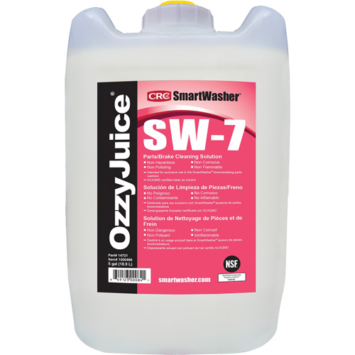Solution nettoyante SmartWasher OzzyJuice, Cruche Ottawa Fastener Supply
