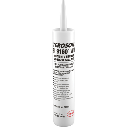 Teroson&reg; SI 9160 Silicone Sealant, Cartridge, White Ottawa Fastener Supply
