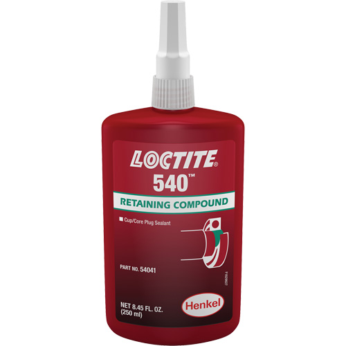 Compos&eacute; de retenue Loctite 540, 250 ml, Bouteille, Bleu Ottawa Fastener Supply