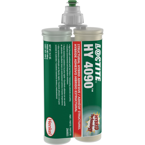 HY 4090 Structural Repair Hybrid Adhesive, Two-Part, Dual Cartridge, 400 g, Off-White Ottawa Fastener Supply
