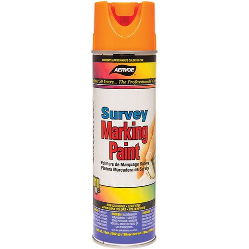 Solvent-Based Marking Paint, 17 oz., Aerosol Can Ottawa Fastener Supply