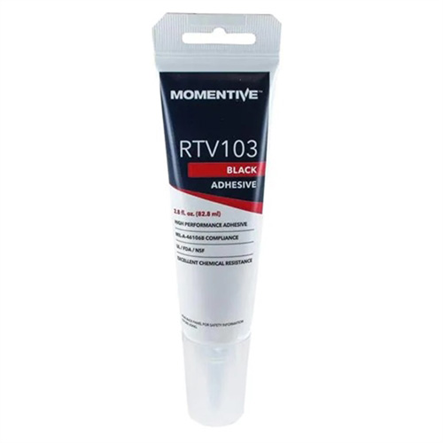 Momentive Silicone Sealant, Tube, Black Ottawa Fastener Supply
