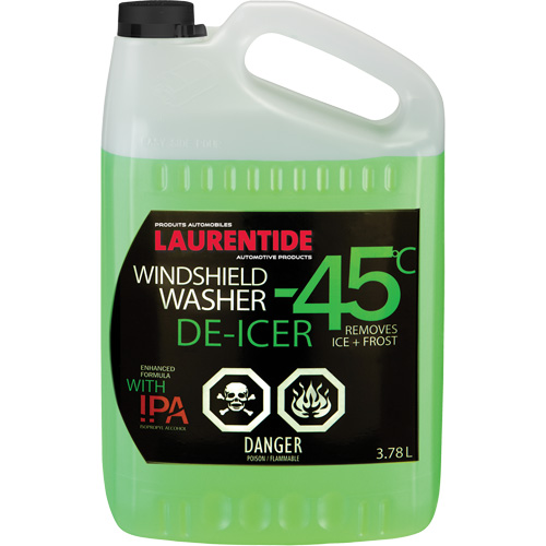 Laurentide Windshield Washer & De-Icer, Jug, 3.78 L Ottawa Fastener Supply
