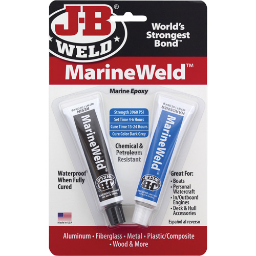 MarineWeld Epoxy, Two-Part, Tube, 3 oz., Grey Ottawa Fastener Supply