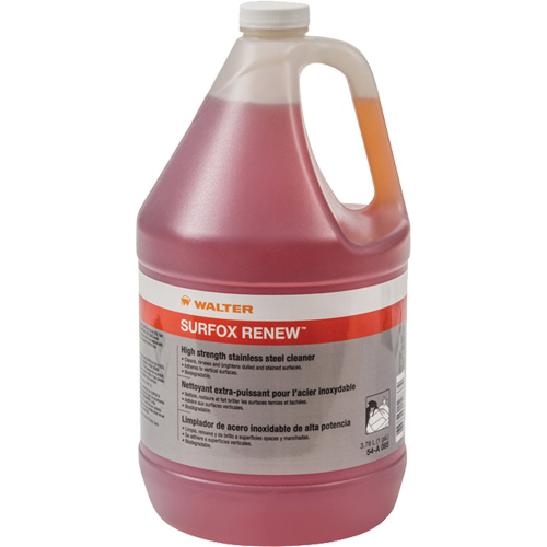 Surfox Renew Stainless Steel Cleaner, 3.78 L, Gallon Ottawa Fastener Supply