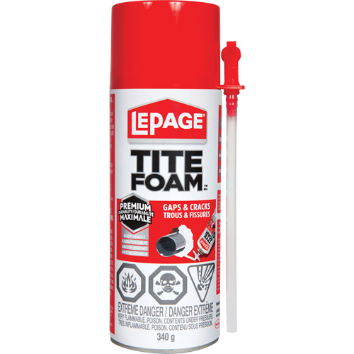 Titefoam Gaps & Cracks Insulating Foam Sealant, Aerosol Can, White Ottawa Fastener Supply