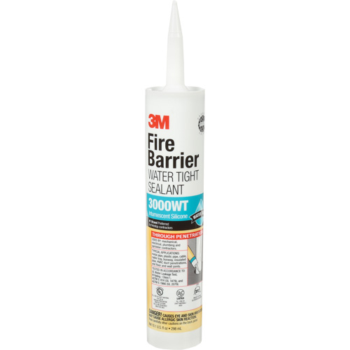Fire Barrier Sealant 3000 WT, 10.1 oz., Cartridge, Grey Ottawa Fastener Supply