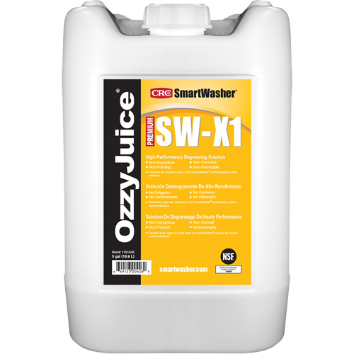 Solution de d&eacute;graissage SmartWasher OzzyJuice SW-X1 HP, Cruche Ottawa Fastener Supply