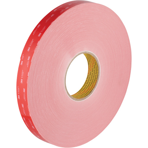 Ruban VHB, 32,9 m (108') lo x 1117,6 mm (44") la, 0,028 mm, Acrylique Ottawa Fastener Supply