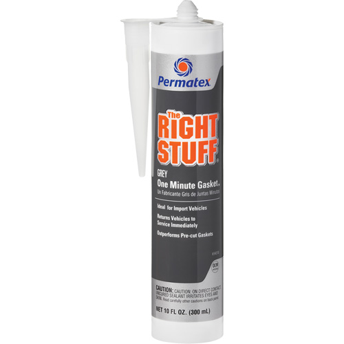 The Right Stuff&reg; Instant Gasket Maker, Cartridge, Grey Ottawa Fastener Supply