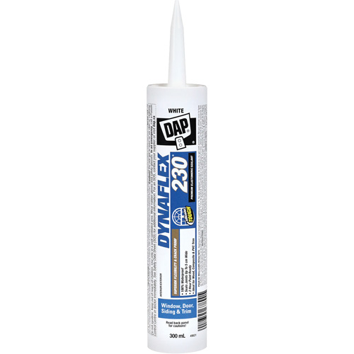 Dynaflex 230&reg; Premium Elastomeric Sealant, 300 ml, Cartridge, White Ottawa Fastener Supply