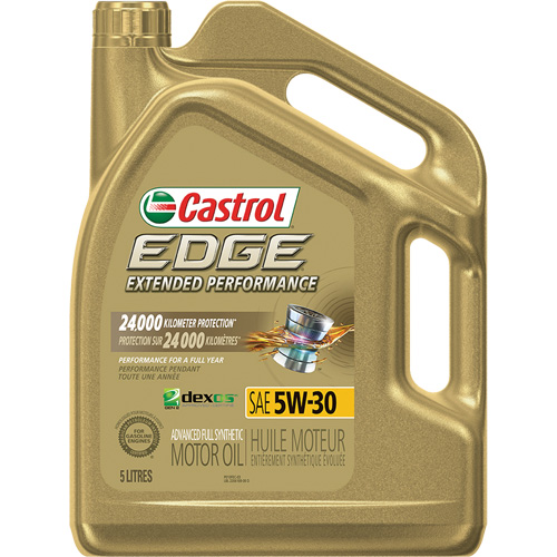 Edge&reg; Extended Performance 5W-30 Motor Oil, 5 L, Jug Ottawa Fastener Supply