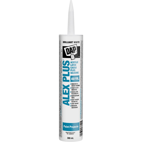 Produit de calfeutrage tout usage au latex acrylique et silicone Alex Plus Ottawa Fastener Supply