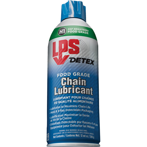 Detex&reg; Food Grade Chain Lubricant, 12 oz./340 g/430 ml, Aerosol Can Ottawa Fastener Supply