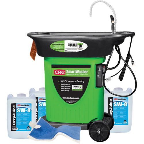 Trousse de bassin de nettoyage de pi&egrave;ces mobile SmartWasher SW-823 Ottawa Fastener Supply