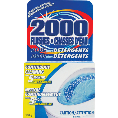 2000 Flushes&reg; Blue Plus Toilet Bowl Cleaning Detergent, 100 g, Tablet Ottawa Fastener Supply