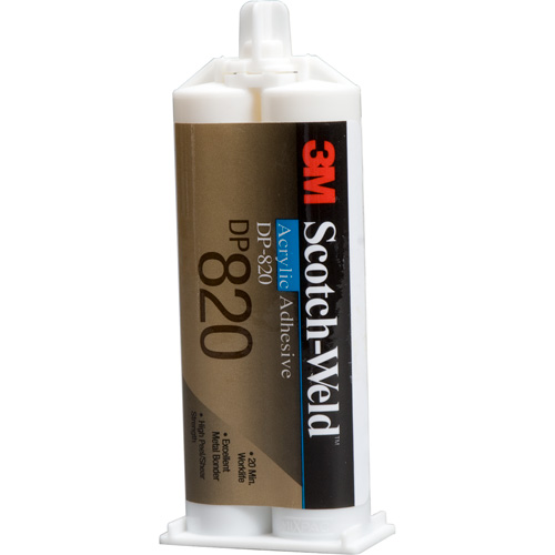 Scotch-Weld Acrylic Adhesive, Two-Part, Dual Cartridge, 400 ml, Off-White Ottawa Fastener Supply