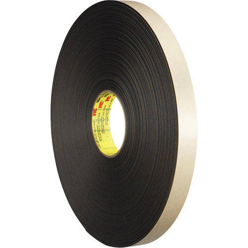 Double-Coated Foam Tape, 66 m (216') L x 12.7 mm (1/2") W, 31 mils, Polyethylene Ottawa Fastener Supply