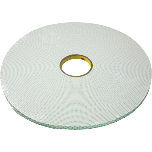 Double-Coated Urethane Foam Tape, 16.5 m (54') L x 25.4 mm (1") W, 25 mils, Urethane Ottawa Fastener Supply