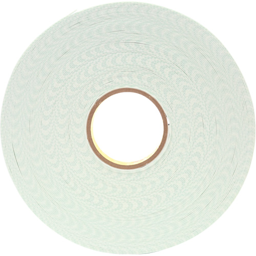 Double-Coated Urethane Foam Tape, 33 m (108') L x 25.4 mm (1") W, 62.5 mils, Urethane Ottawa Fastener Supply