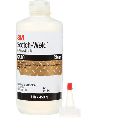 Scotch-Weld Instant Adhesive CA5, Clear, Bottle, 1 lbs. Ottawa Fastener Supply