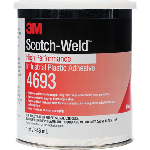 Adh&eacute;sif industriel haute performance pour le plastique Scotch-Weld Ottawa Fastener Supply