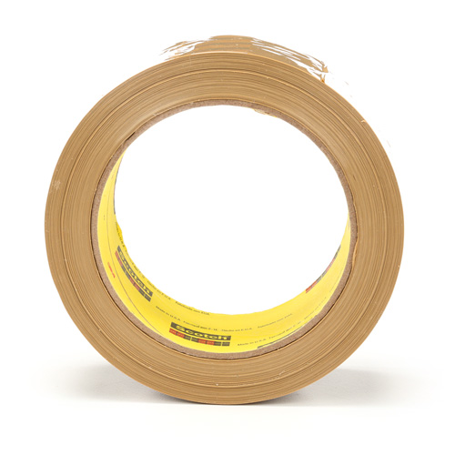 Scotch&reg; Box Sealing Tape 375, Hot Melt Adhesive, 3.1 mils, 48 mm (2") x 50 m (164') Ottawa Fastener Supply