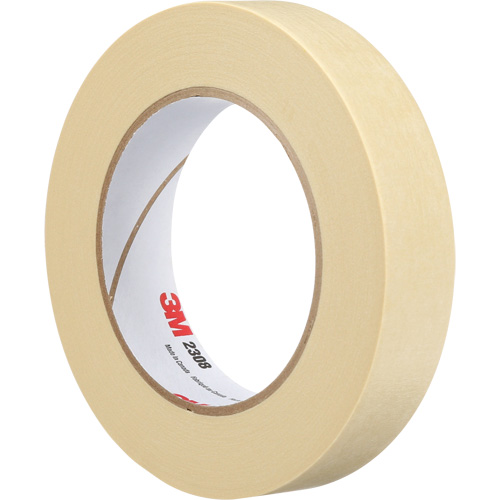 2308 Masking Tape, 24 mm (1") x 55 m (180'), Tan Ottawa Fastener Supply